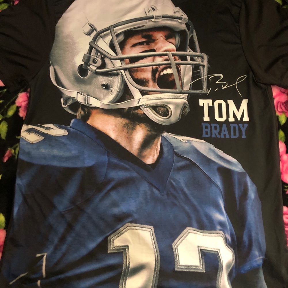 Tom Brady Active T Shirt NFL Football Patriots Y